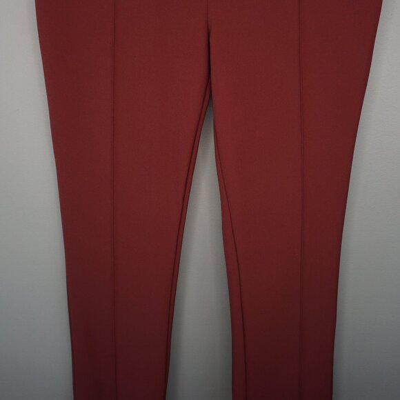 New Veronica Beard Jaya Stretch Crop Kick Flare Pants in Oxblood size 2 - Picture 5 of 16